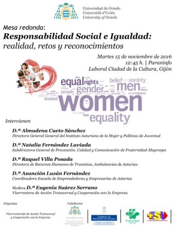 Image Mesa redonda 'Responsabilidad Social e Igualdad: realidad, retos y...
