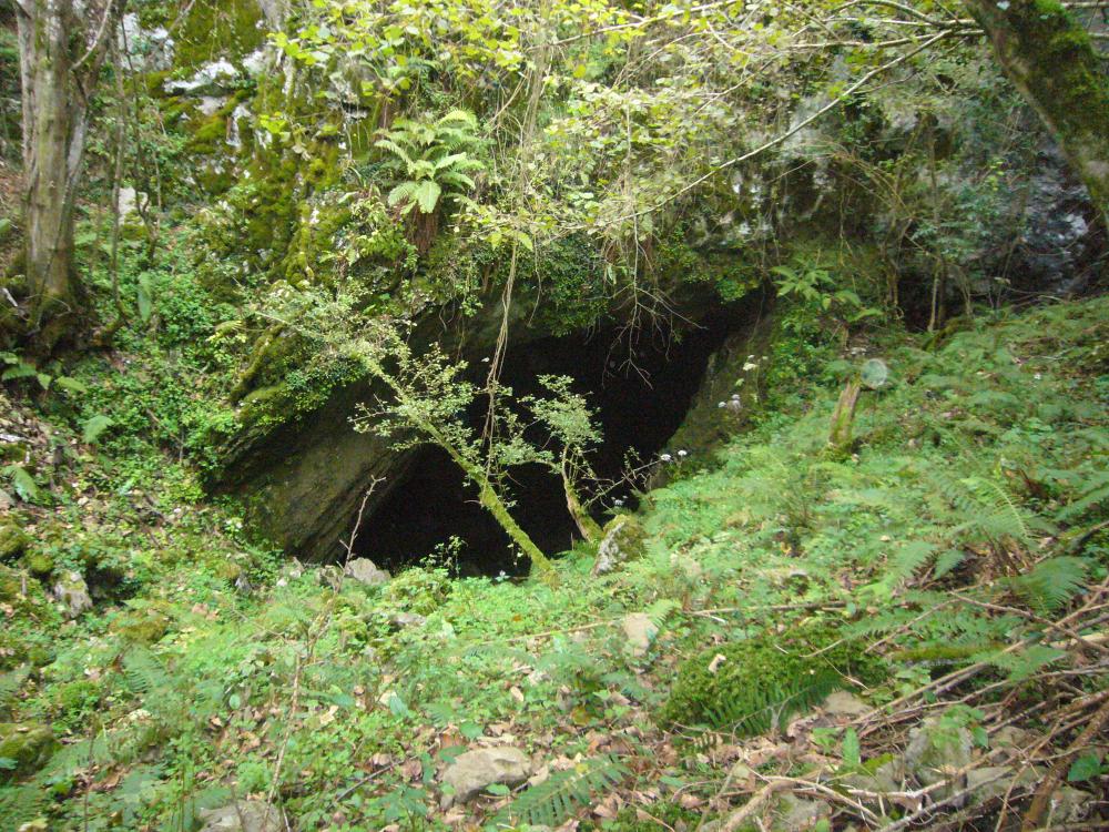 Cueva desde el exterior