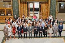 Image Entrega de diplomas a los 60 estudiantes de la Universidad de Oviedo que...