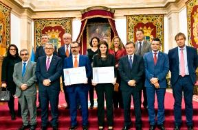 Image El Rector presidió la entrega de los Premios Ingeniero del Año 2017