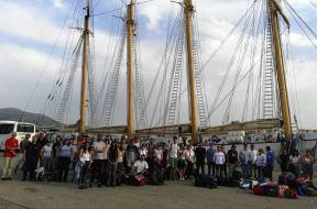 Image 39 alumnos embarcan en el buque Creoula en un nuevo curso de la UIM