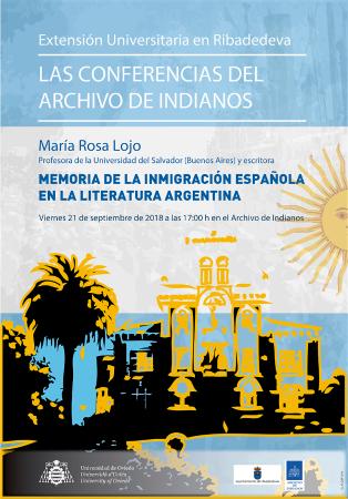 Cartel Archivo Indianos - María Rosa Lojo