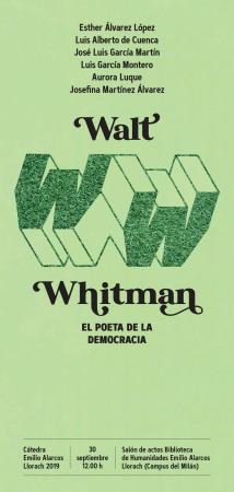 Cartel Walt Whitman