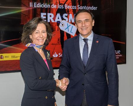Firma Becas Santander Erasmus web