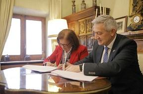 Imagen La Universidad de Oviedo y la Fundación Sara López Falcón firman un...