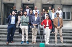 Foto de familia del Grupo de Física Experimental de Altas Energías de la Universidad de Oviedo M