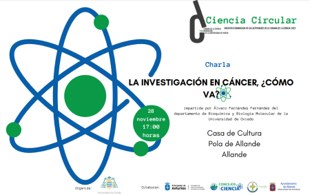 Conferencia de Álvaro Fernández Fernández en el ciclo de divulgación científica “Ciencia Circular” de la Universidad de Oviedo